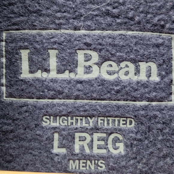 LL BEAN Men’s Vest Large Blue Full Zip Slightly Fitted Outdoor Chore Barn Work - Picture 3 of 11